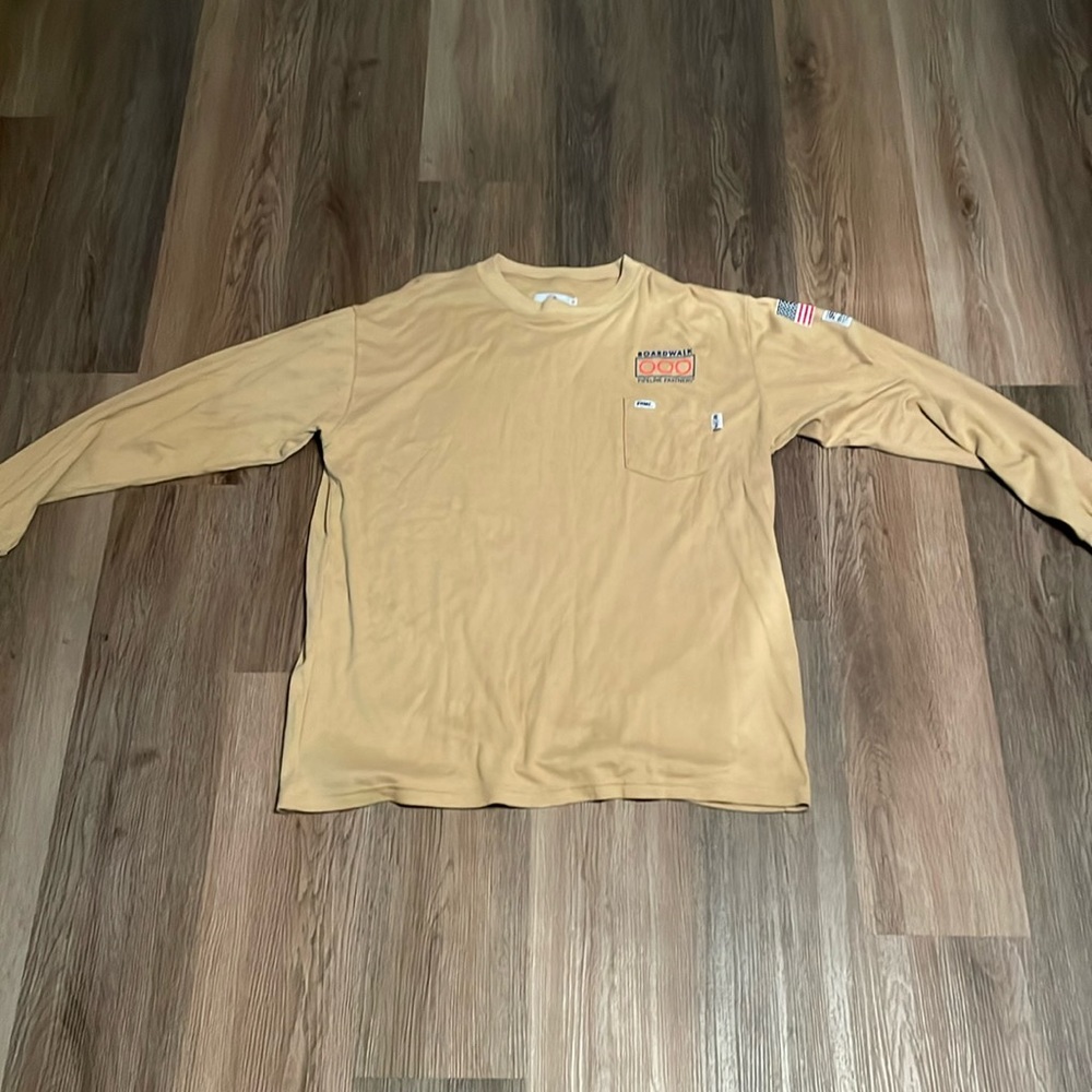 Tyndale Arc Rated Flame Resistant Crewneck Long Sleeve, pocket t, FR, size Xl
